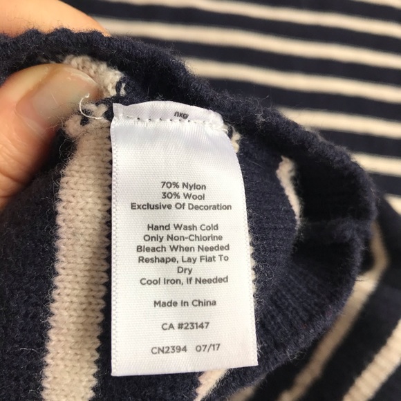 Talbots Wool Sweater Dress with Back Bow - Picture 9 of 9